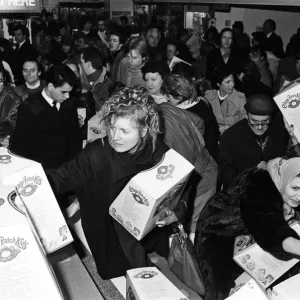 Cabbage Patch Dolls at Hamleys, top London toy store. Hundreds of people clamoured for Cabbage Patch Dolls at Hamleys, top London toy store. Hundreds of people clamoured for
