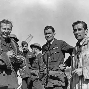 Cam Malfroy (left) former New Zealand tennis star seen here with his fellow pilots of 501 Cam Malfroy (left) former New Zealand tennis star seen here with his fellow pilots of 501