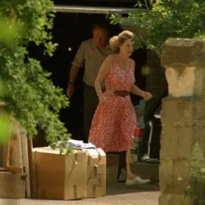 Camilla Parker Bowles and Andrew Parker Bowles Country Mansion Print