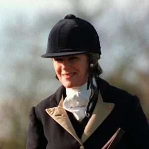 Camilla Parker Bowles horseriding in December 1997
