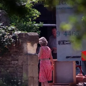 Camilla Parker Bowles Moving Print