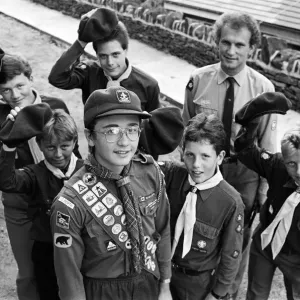 Back from Canada to Meltham was scout Paul Vickers, whose family emigrated across Back from Canada to Meltham was scout Paul Vickers, whose family emigrated across