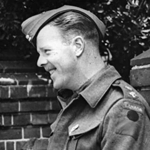 Canadian Lt. Colonel Arthur Hayward Fraser, awarded the DSO for his actions in Dieppe