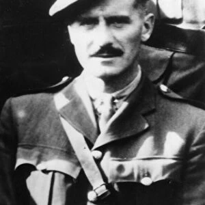 Canadian Major Andrew Thompson Law, awarded the DSO for his operations in Dieppe