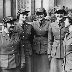 Canadian Womens Auxillary Corps in London during Second World War
