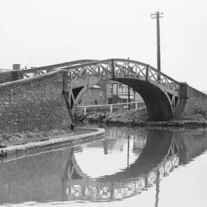 The canal at Hawksbury, South Gloucestershire, Circa 1951