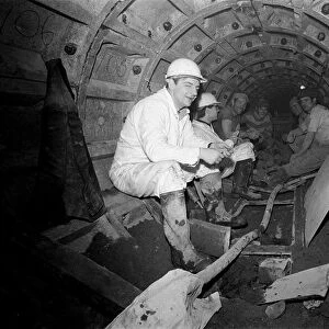 Cannair Moodie Ltd employees working on a seven mile tunnel under Coventry city centre
