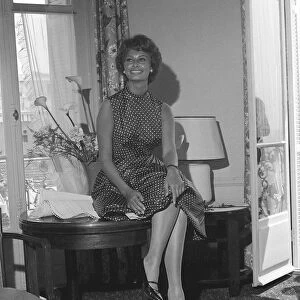 Cannes Festival May 1958 Sophia Loren at Cannes film festival woman wearing