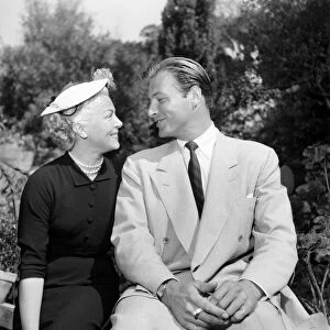 Cannes Film Festival 1953. Lana Turner and Lex Barker. D3118-058