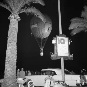 Cannes Film Festival 1957 Hot Air Balloon Print