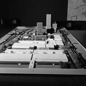 Cannon Street development centre models. 1971