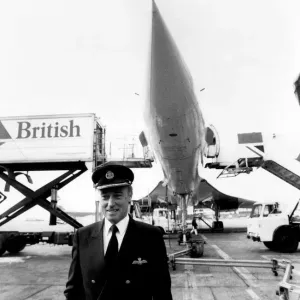 Captain Hector McMullen Print, Concorde Flight Captain Hector McMullen Print, Concorde Flight