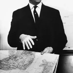 Black and white photograph print of Captain James Andrews Black and white photograph print of Captain James Andrews