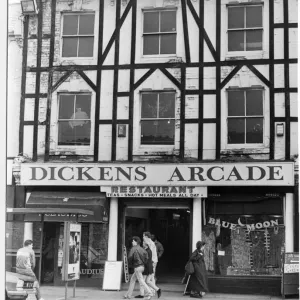 Cardiff Arcades: Dickens Arcade Print, April 3, 1989