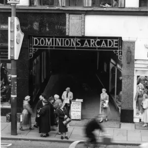 CARDIFF ARCADES: Dominion Arcade. COPYRIGHT: Western Mail and Echo Ltd CARDIFF ARCADES: Dominion Arcade. COPYRIGHT: Western Mail and Echo Ltd