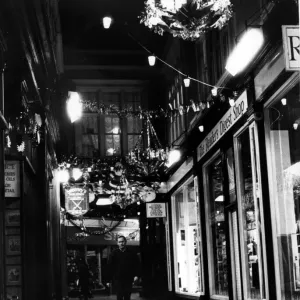 Cardiff Duke Street Arcade Print 20th Nov 1986