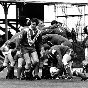The Cardiff Blue Dragons Rugby League team in action against Salford at Ninian Park