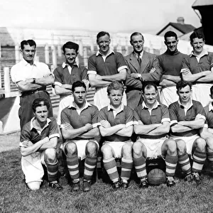 Cardiff Citys 1951-52 promotion heroes. Standing left to right