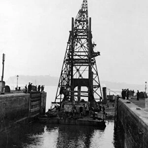 Cardiff Docks. Circa 1960