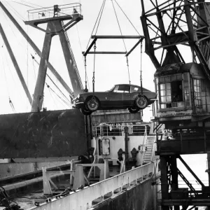 Cardiff Docks is at present enjoying a minor boom - thanks to a sudden spurt in the car