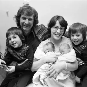 Carol Adams, who has just given birth to her second set of twin boys Carol Adams, who has just given birth to her second set of twin boys