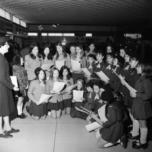 Carol Singers in Cleveland Centre Print Carol Singers in Cleveland Centre Print