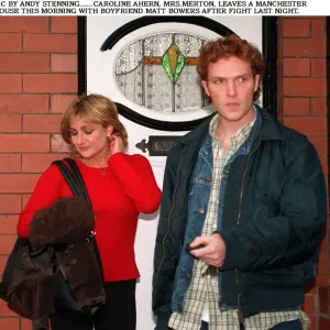 Caroline Aherne Leaves Manchester House After Fight Print