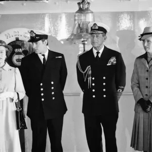 The carrier HMS Invincible sailed home from the Falklands to a tumultuous welcome