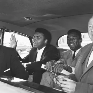 Cassius Clay in Rolls Royce, London 1963 Print