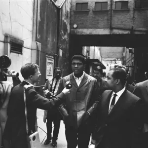 Cassius Clay in Soho, London 21st May 1966 Print