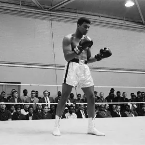 Cassius Clay Training in White City Print 1966