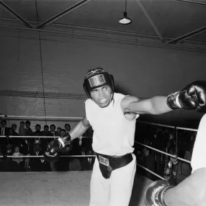 Cassius Clay (Muhammad Ali) training in White City ahead of his fight with British Cassius Clay (Muhammad Ali) training in White City ahead of his fight with British