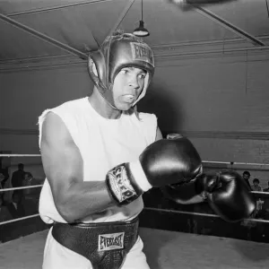 Cassius Clay (Muhammad Ali) training in White City ahead of his fight with British Cassius Clay (Muhammad Ali) training in White City ahead of his fight with British