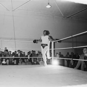Cassius Clay (Muhammad Ali) training in White City ahead of his fight with British Cassius Clay (Muhammad Ali) training in White City ahead of his fight with British