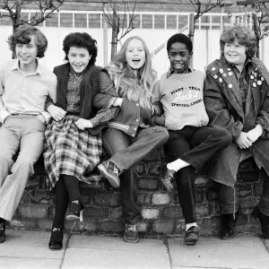 The cast of the BBC childrens television series Grange Hill The cast of the BBC childrens television series Grange Hill