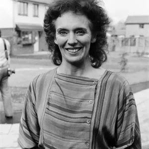 Le casting de Brookside, Sue Johnston qui jouait Sheila Grant. 6 octobre 1982.