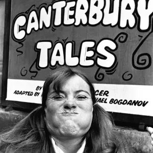 The cast of The Canterbury Tales, performed by the New Vic Theatre at Newcastle