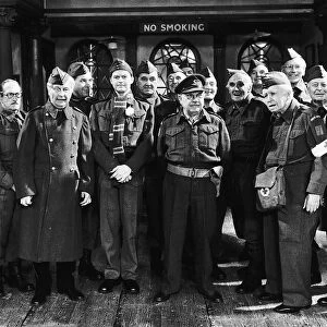 The cast of Dads Army Comedy television series