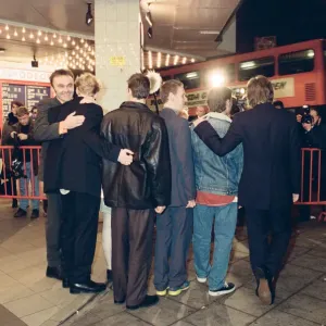 Some of the cast and the director from the film Trainspotting at the premier in Scotland Some of the cast and the director from the film Trainspotting at the premier in Scotland