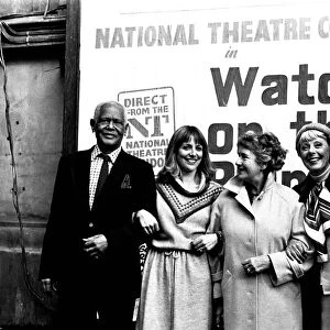 Some of the cast from the National Theature production of Watch On The Rhine at
