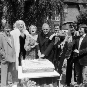 The cast of new Thames TV series Fox filming a birthday scene for father of The cast of new Thames TV series Fox filming a birthday scene for father of
