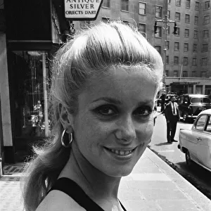 Catherine Deneuve, french actress and star of British psychological horror Repulsion