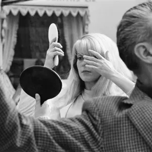 Catherine Deneuve, french actress in UK filming 1965 British psychological horror Catherine Deneuve, french actress in UK filming 1965 British psychological horror