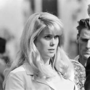 Catherine Deneuve, french actress in UK filming 1965 British psychological horror Catherine Deneuve, french actress in UK filming 1965 British psychological horror