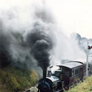 The Causey Rambler steaming along Tanfield Railway on 4th September 1994