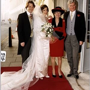 Cecil Parkinson ex conservative cabinet minister at his daughters wedding dbase