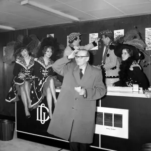 To celebrate the beginning of the Epsom meeting, bookmaker Gus Demmy decided to brighten To celebrate the beginning of the Epsom meeting, bookmaker Gus Demmy decided to brighten