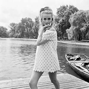 Celeste Yarnall, American actress, The Boating Lake, Regents Park, London