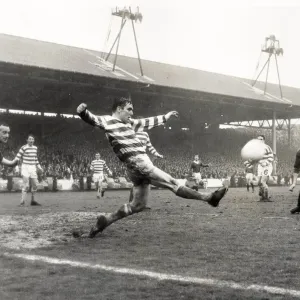 Celtic bobby murdoch clears desperately at the end of the game circa 1967 Celtic bobby murdoch clears desperately at the end of the game circa 1967