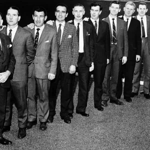 Celtic FC Backroom Staff Print Circa 1969